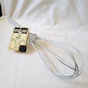 GIANT Aluminum Whisk by Kitchen Giant Reeve+Jones 22" Tall